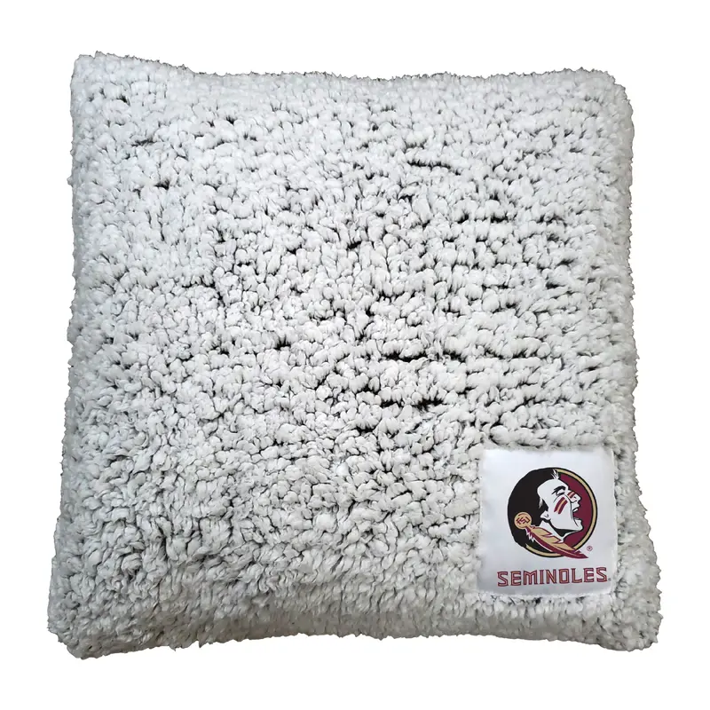 FL State Campus Colors Frosty Throw Pillow
