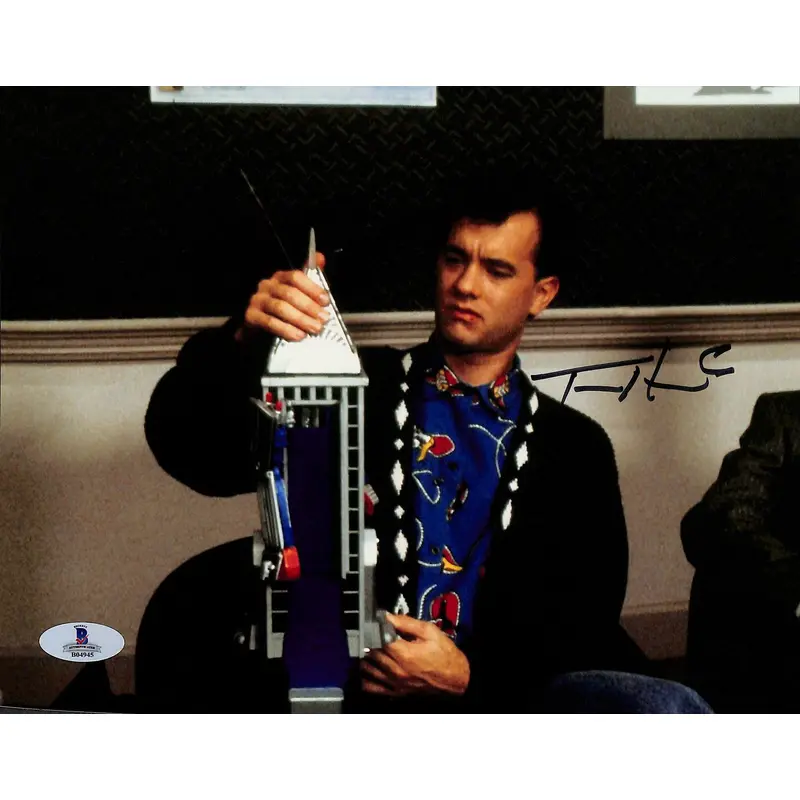Tom Hanks Big Authentic Signed 8x10 Photo Autographed BAS #B04945