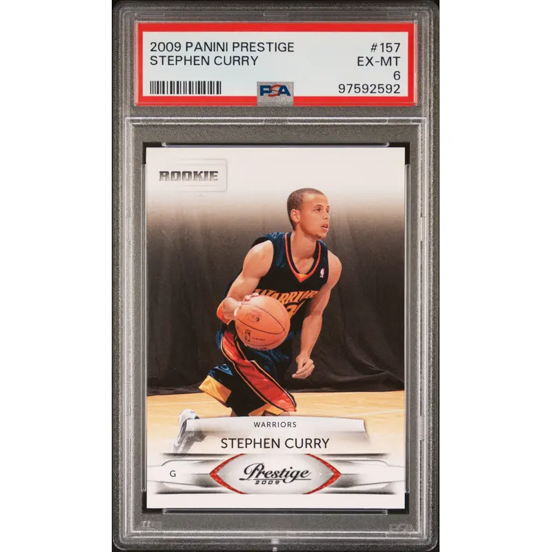 Stephen Curry 2009 Panini Prestige Rookie #157 PSA 6 Ex-Mint