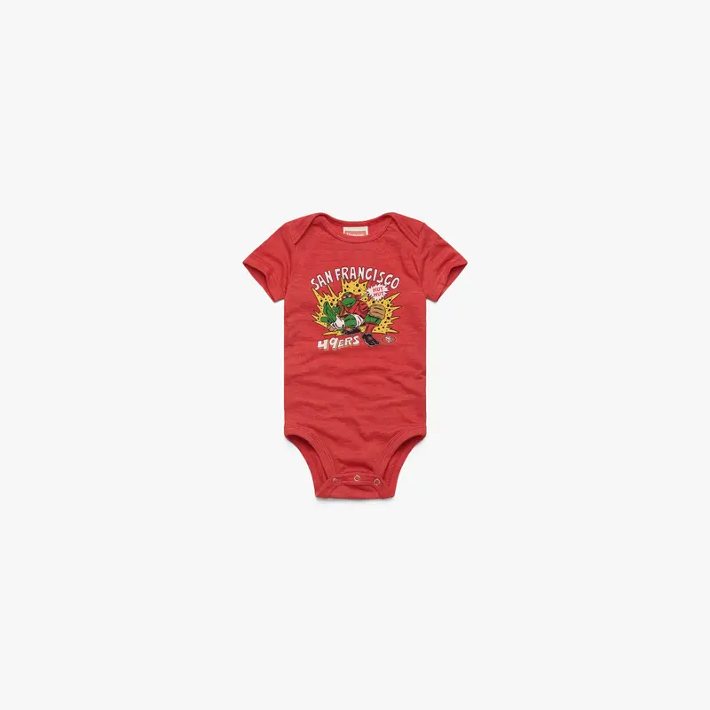 TMNT Raphael x San Francisco 49ers Baby One Piece