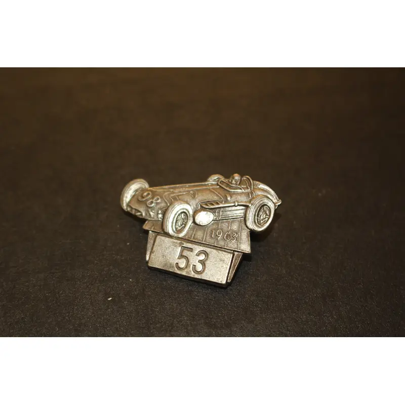 1963 Indy 500 Pit Badge Silver #53