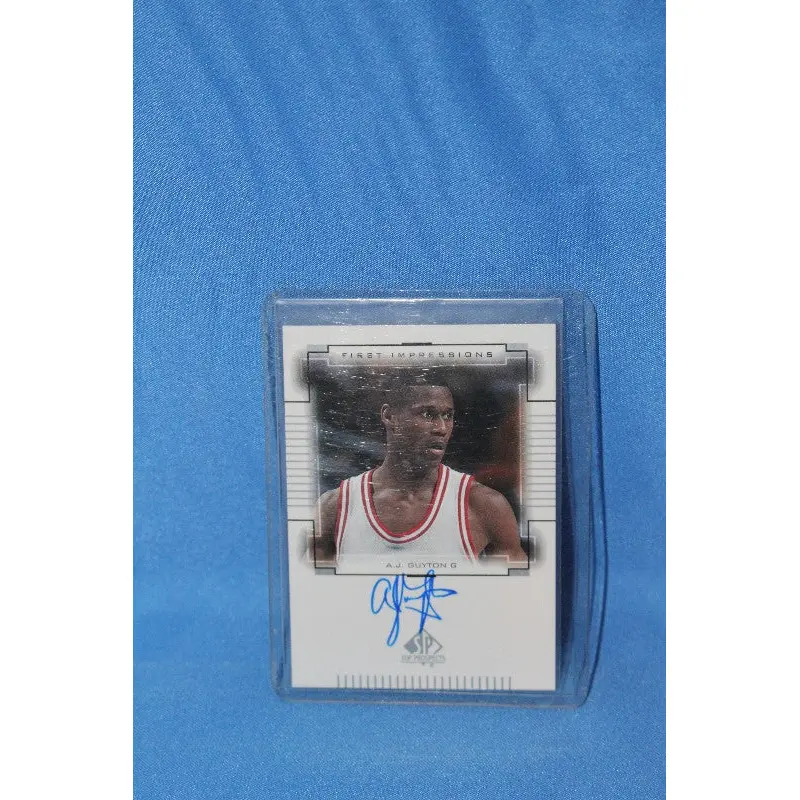 2000 SP Top Prospects A.J. Guyton Indiana University Autographed Card #AJ