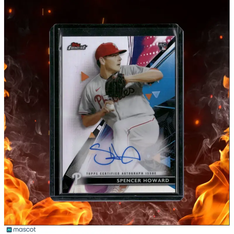 2021 Topps Finest Spencer Howard Rookie Auto #FA-SH