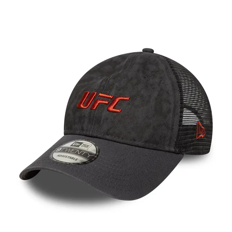 UFC Ultimate Fighting Oil Wash Dark Grey 9TWENTY Adjustable Cap