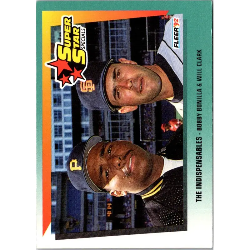 1992 Fleer Bobby Bonilla/Will Clark #699