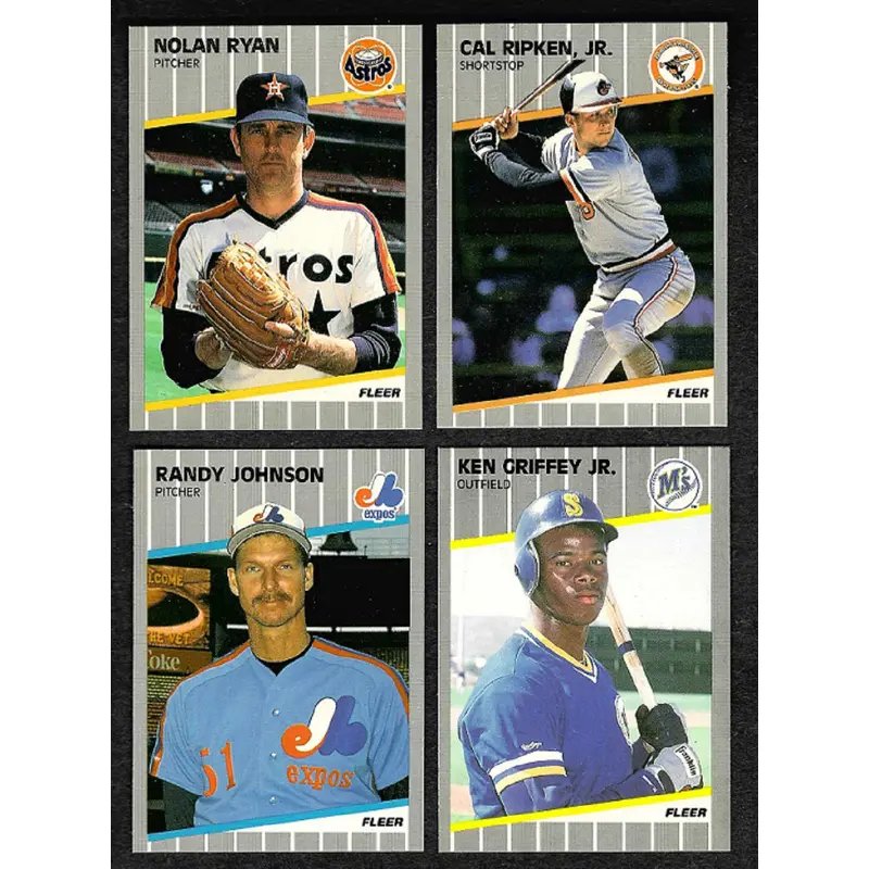 1989 Fleer Baseball Glossy Complete Set NM/MT MT