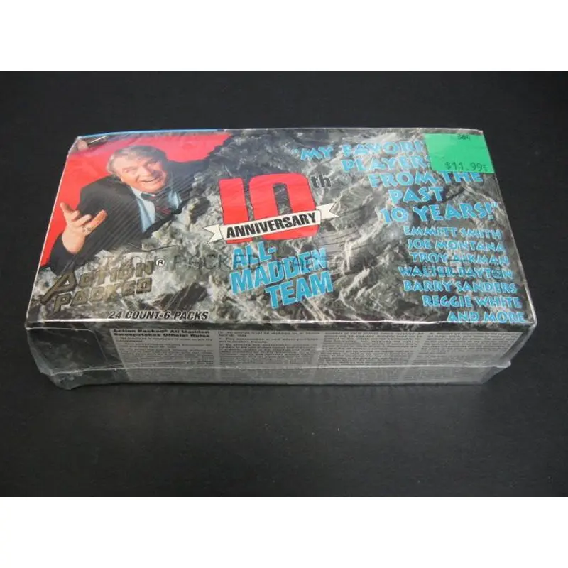 1993 Action Packed Football All Madden Team Box (10th)
