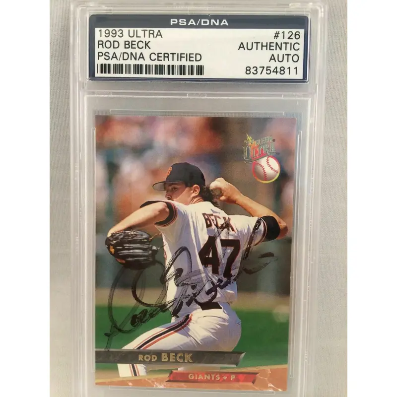 1993 Ultra Rod Beck Signed Autographed Baseball Card Psa Dna