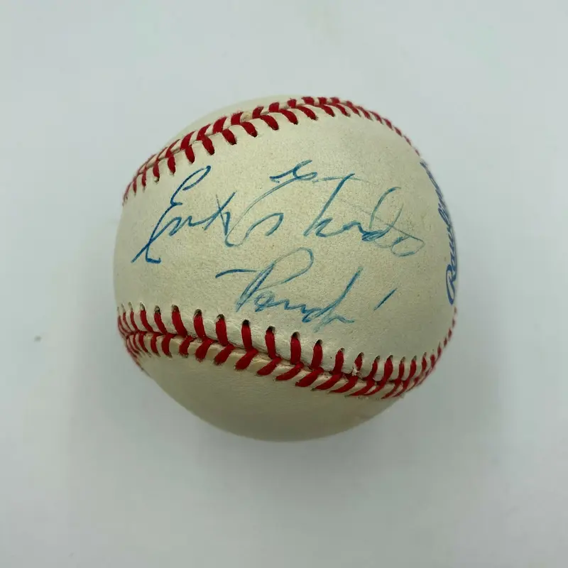 Erik Estrada & Larry Wilcox CHiPs Signed Autographed MLB Baseball With JSA COA