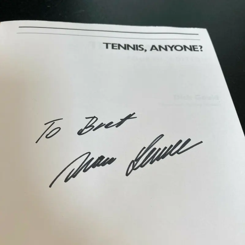 Ivan Lendl Signed Autographed Tennis Book