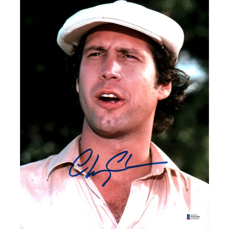 Chevy Chase Caddyshack Authentic Signed 11x14 Vertical Closeup Photo BAS Wit 21