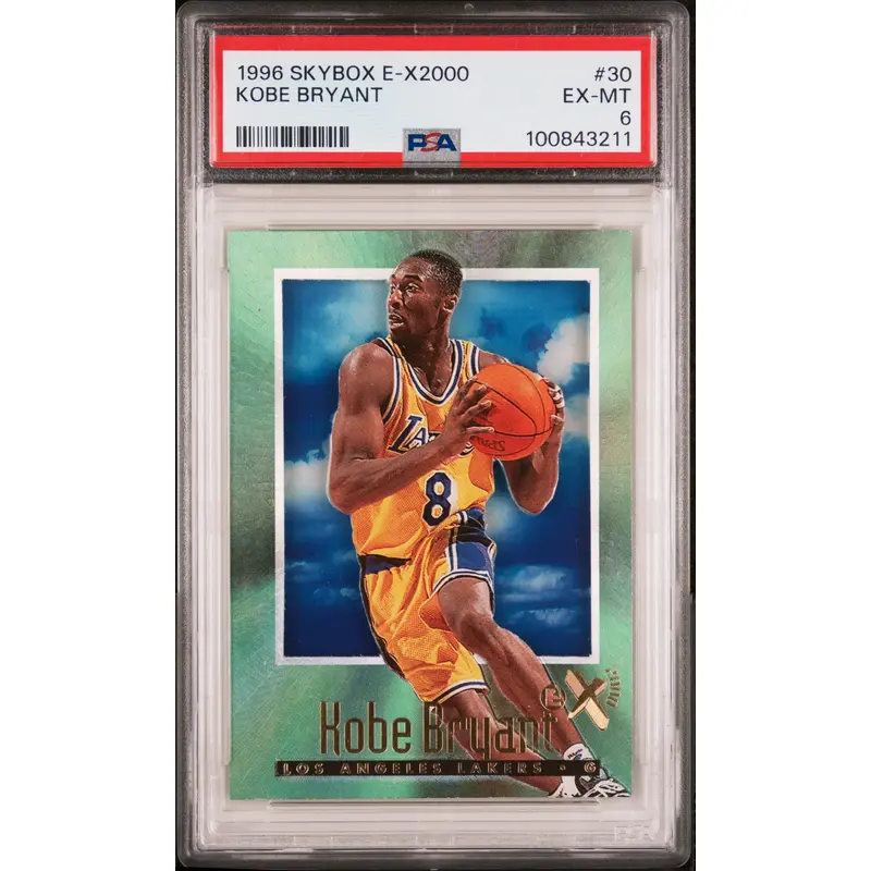 Kobe Bryant 1996 Skybox E-X2000 RC #30 PSA 6 Ex-Mint 3211