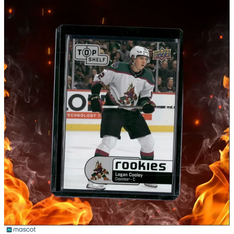 2024-25 Upper Deck The National Logan Cooley Top Shelf (D) Rookie #TS-5