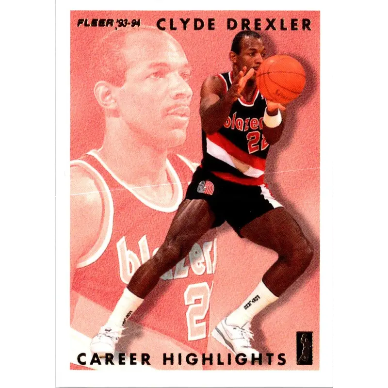 1993 Fleer Clyde Drexler Career Highlights Clyde Drexler #9