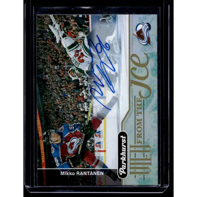 2018-19 Upper Deck Parkhurst - View from the Ice - Autographs - Mikko Rantanen #VI-15
