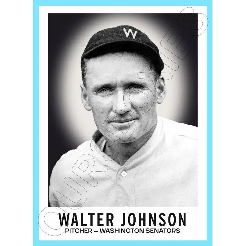 Walter Johnson 1960 Leaf Custom Card - 4424
