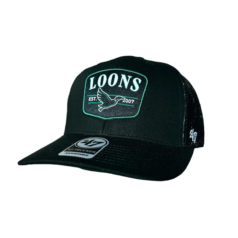 Great Lakes Loons '47 Black Squad Trucker Cap