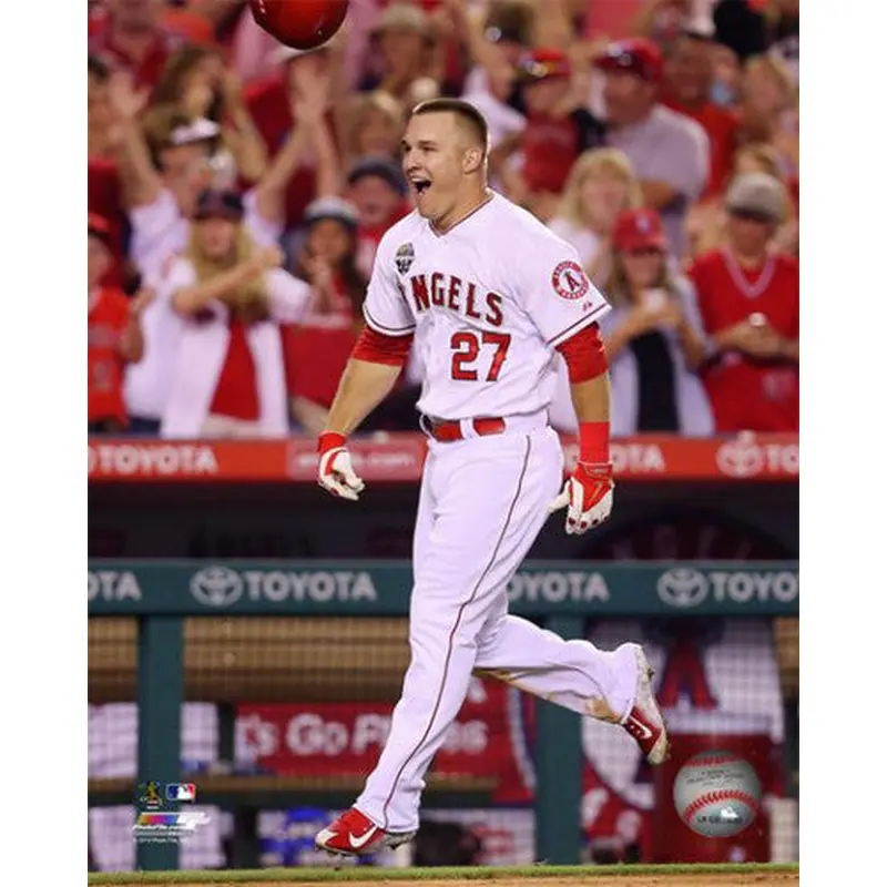 Mike Trout "Walkoff" L.A. Angels Baseball Premium Poster - Photofile 16x20