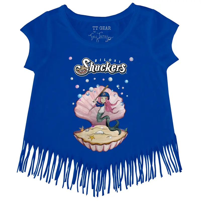 Tiny Turnip Toddler Mermaid Fringe Tee