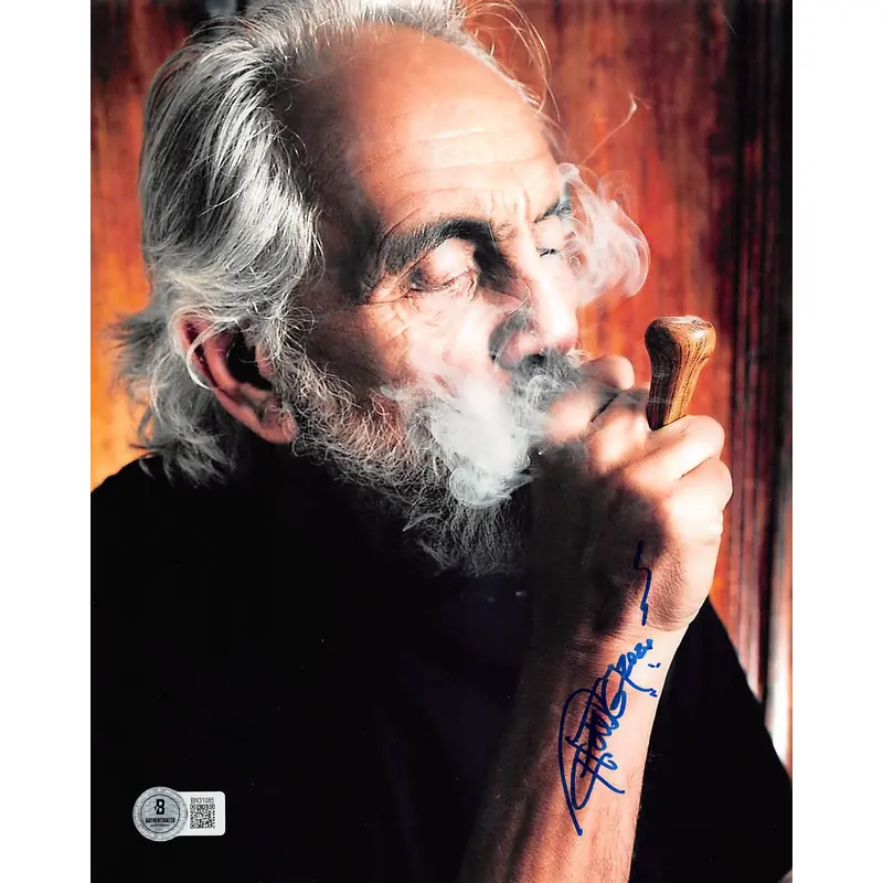 Tommy Chong Cheech & Chong Signed 8x10 Vertical Photo w/ Black Sig BAS 6