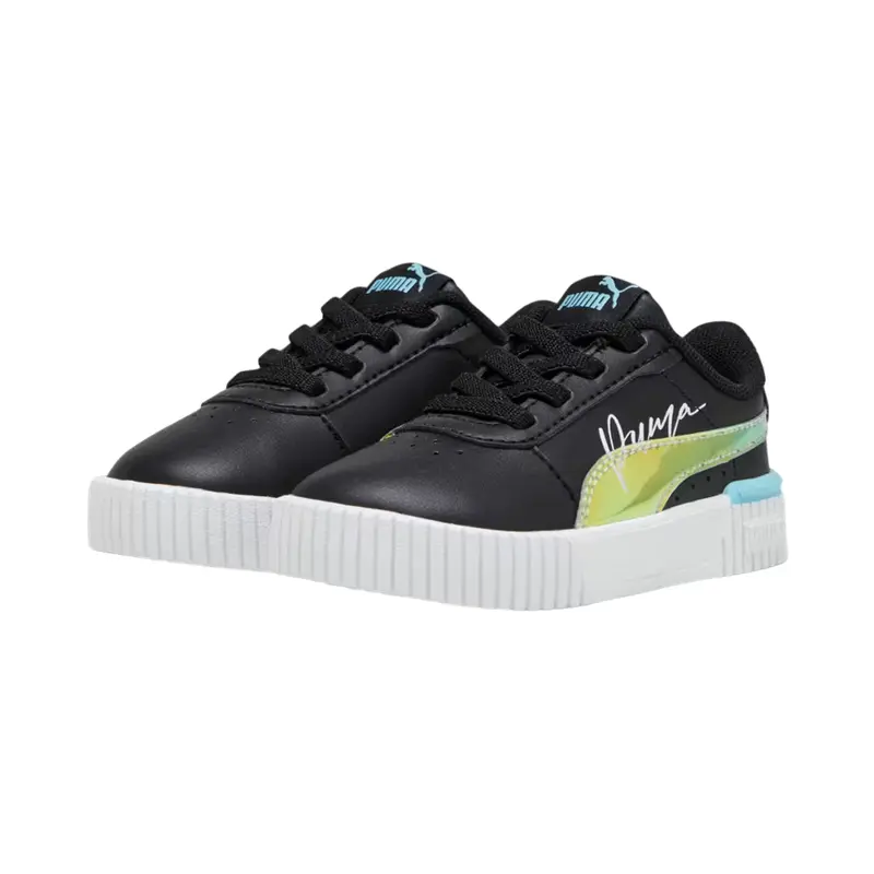 PUMA INFANT BLACK SHOE CARINA 2.0 CRYSTAL WINGS AC INF 392656 02I