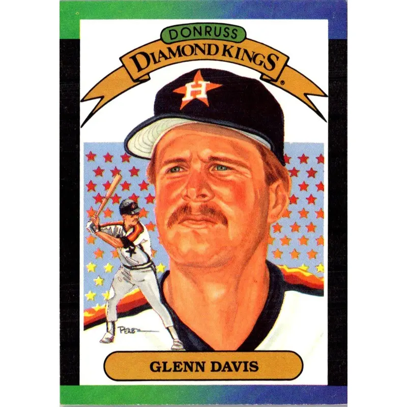 1989 Donruss Super Diamond Kings Glenn Davis #25