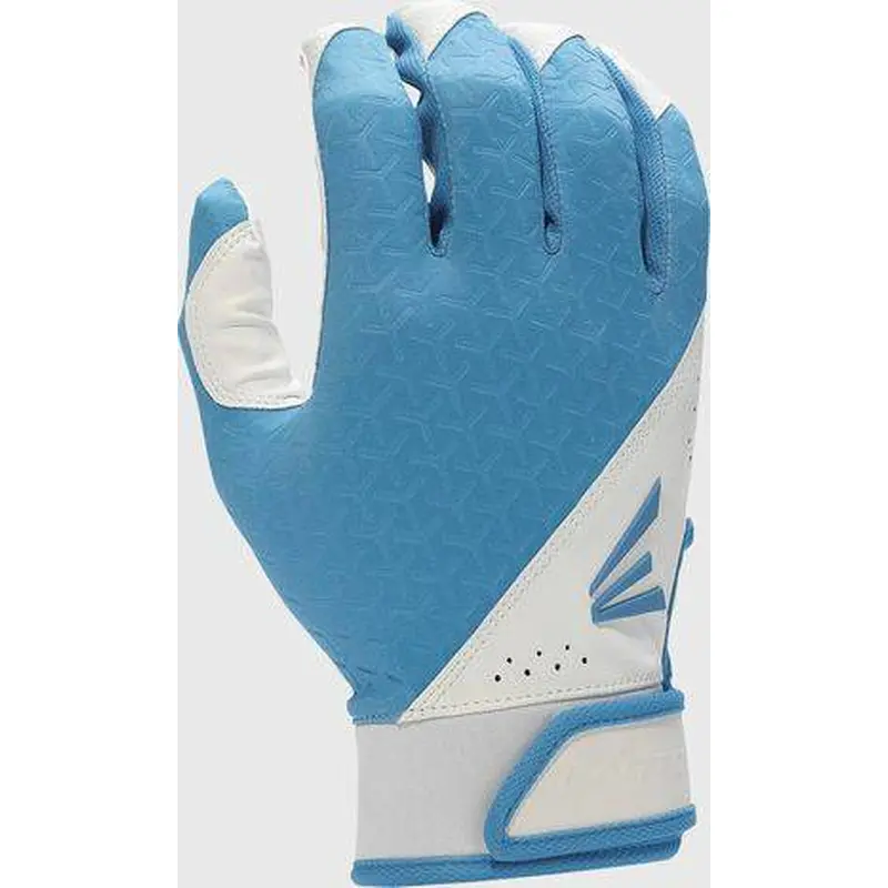 New Easton Fundamental Fastpitch Batting Gloves C. Blue/White Size Yth Small