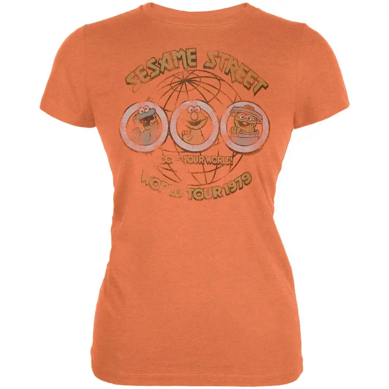 Sesame Street - 79 World Tour Juniors T-Shirt