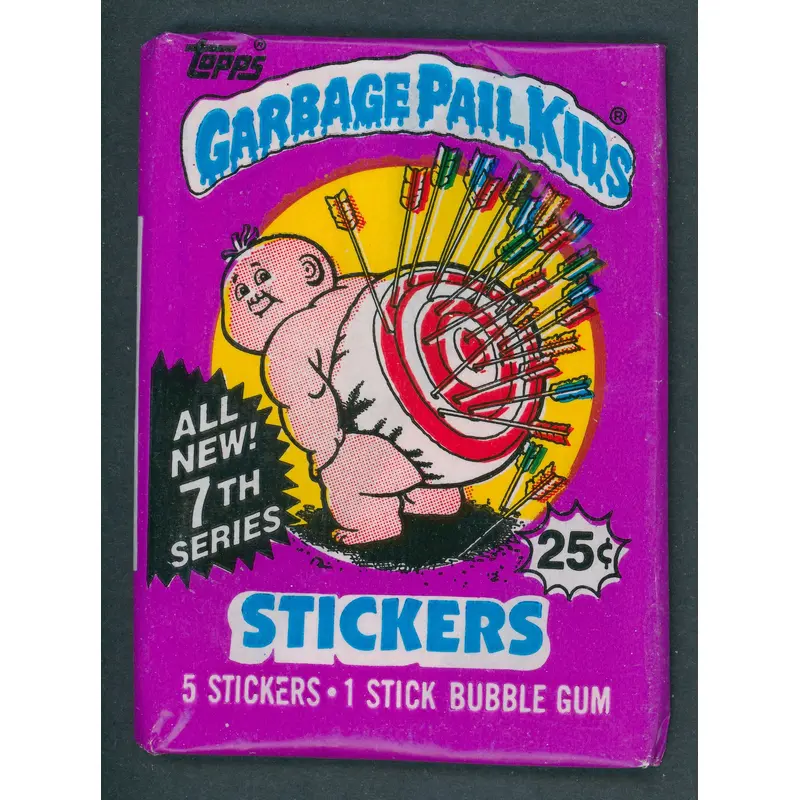 1987 Topps Garbage Pail Kids Series 7 Unopened Wax Pack (w/ price)