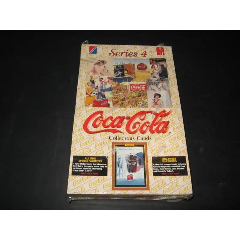 1995 Collect-A-Card Coca-Cola Collector Cards Series 4 Box