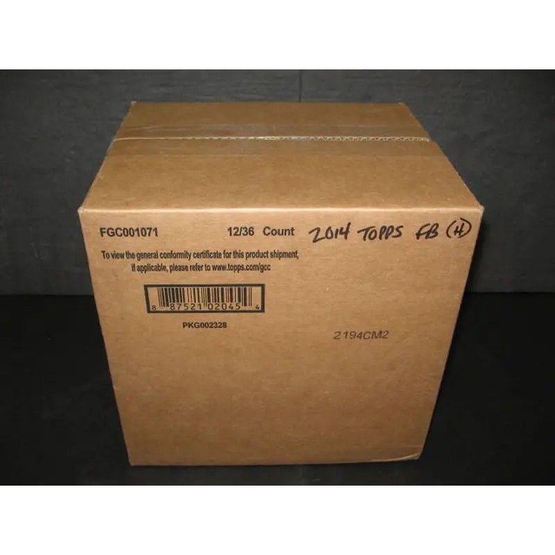 2014 Topps Football Case (Hobby) (12 Box)