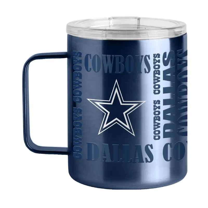 Dallas Cowboys 15oz Replay Stainless Steel Mug