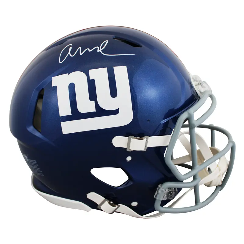 Giants Abdul Carter Authentic Signed Full Size Speed Proline Helmet BAS Witness
