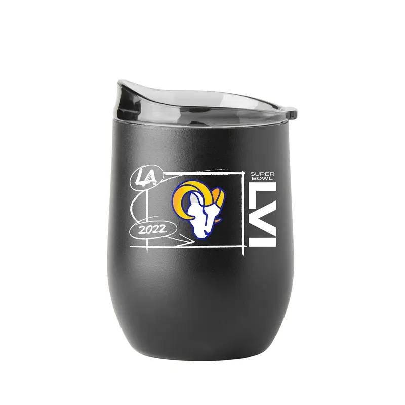 LA Rams 16oz SB Bound PC Curved Beverage