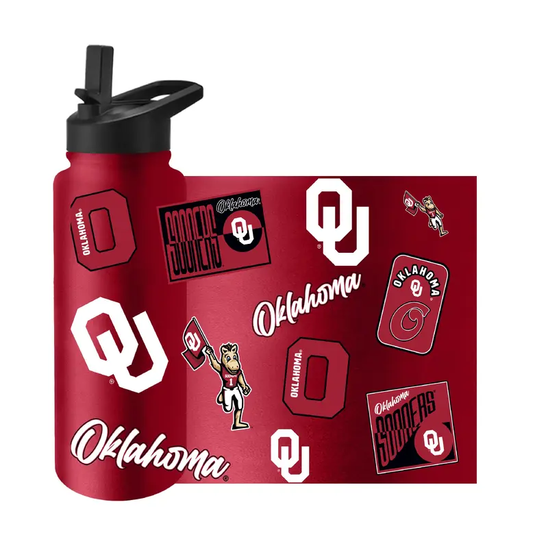 Oklahoma 34oz Dreamweave Quencher Bottle