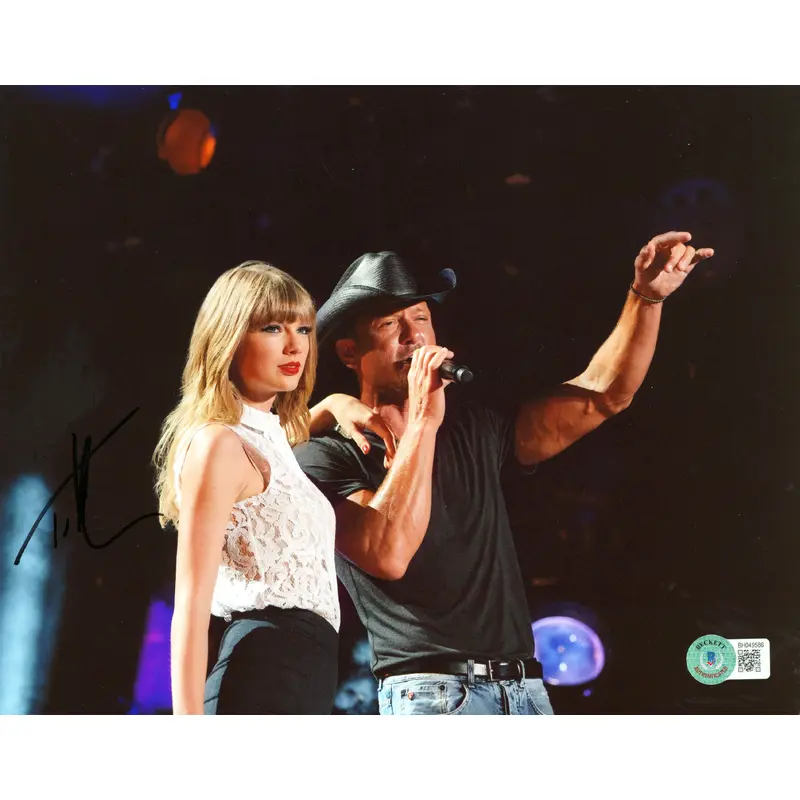 Tim McGraw Authentic Signed 8x10 Photo Autographed BAS #BH049586