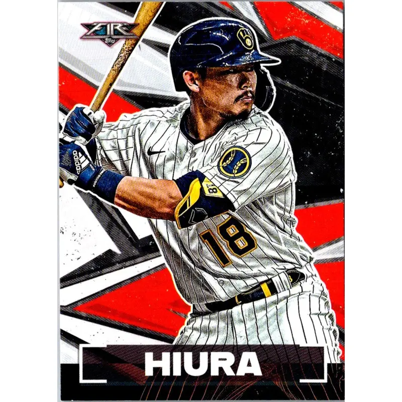 2021 Topps Fire Keston Hiura #114