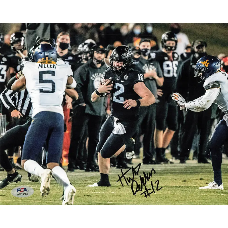 Hunter Dekkers signed 8x10 photo PSA/DNA Autographed Iowa State Football