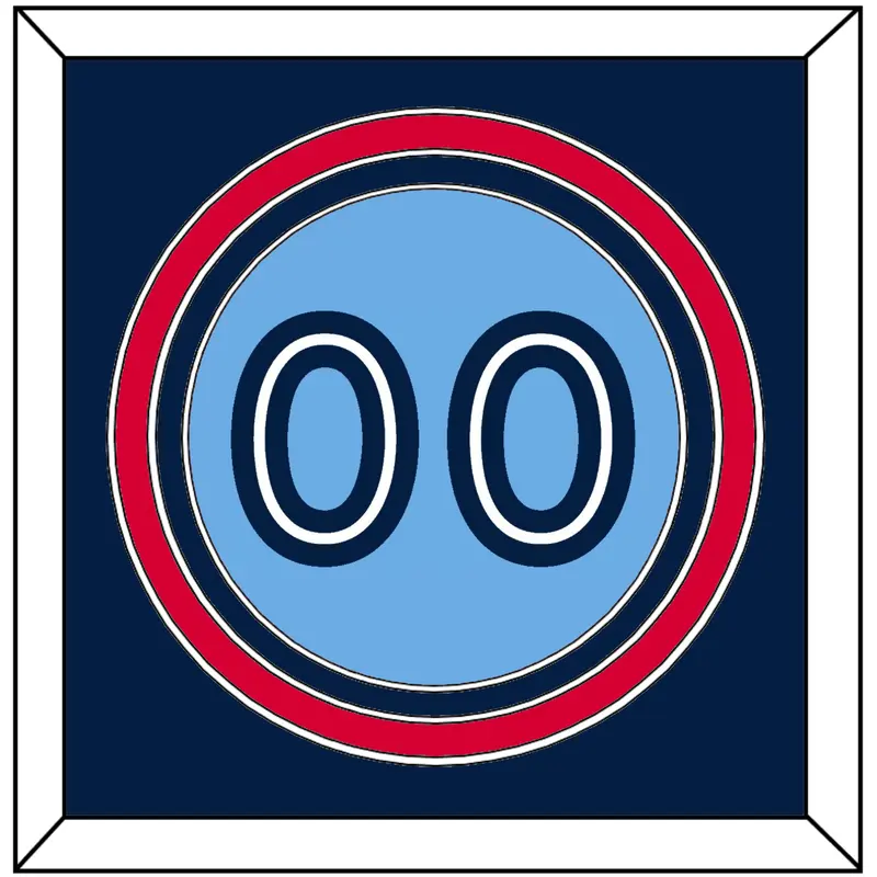 Toronto Number - Alternate Light Blue - Triple Mat 2