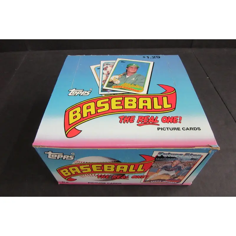 1989 Topps Baseball Jumbo Box (24/39)