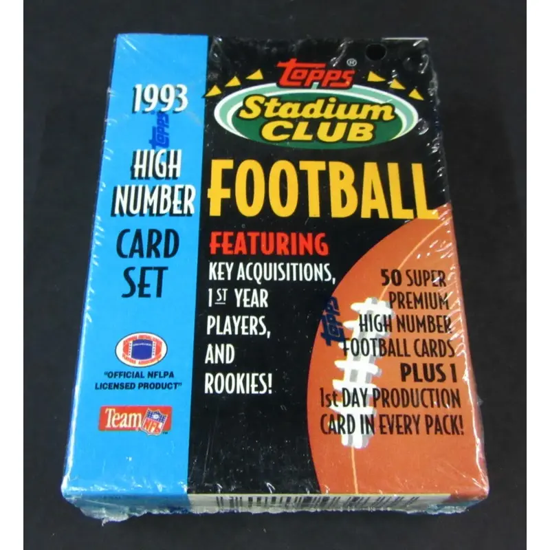 1993 Topps Stadium Club Football High Number Factory Set