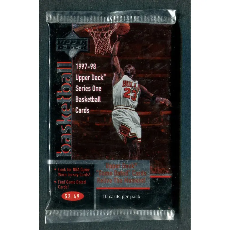 1997/98 Upper Deck Basketball Unopened Series 1 Pack (Retail) (/10)
