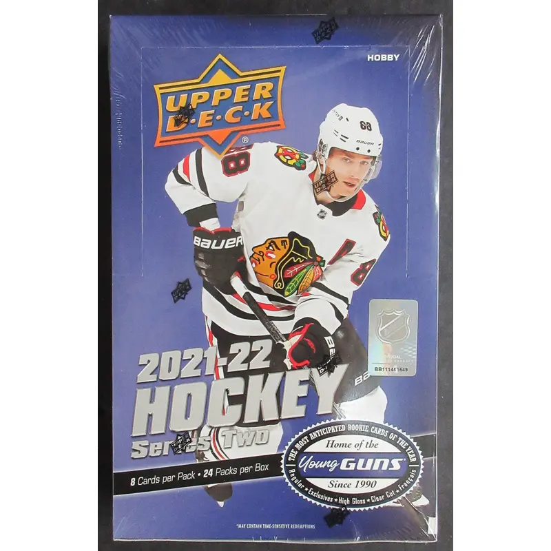 2021/22 Upper Deck Hockey Series 2 Box (Hobby) (24/8)
