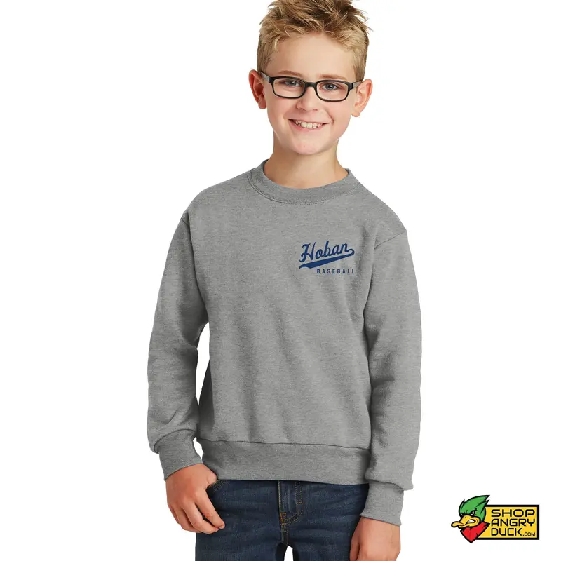 Hoban Left Chest Youth Crewneck Sweatshirt