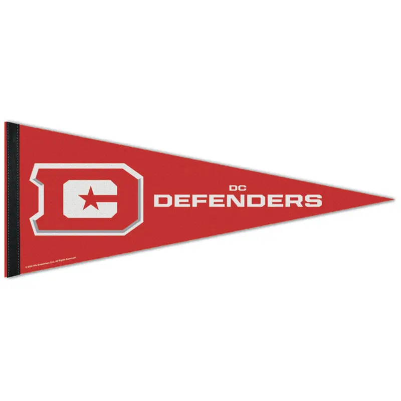 DC Defenders Official UFL Football Premium Felt Collector's Pennant - Wincraft 2024