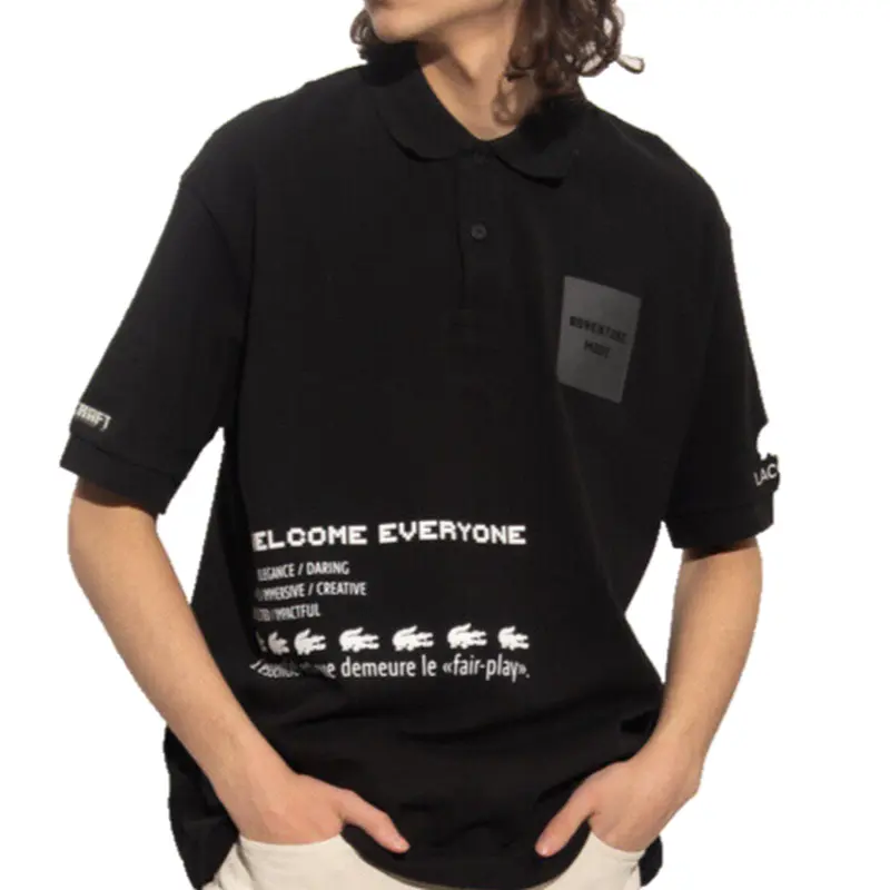 LACOSTE MENS BLACK LACOSTE POLO PH3816 031