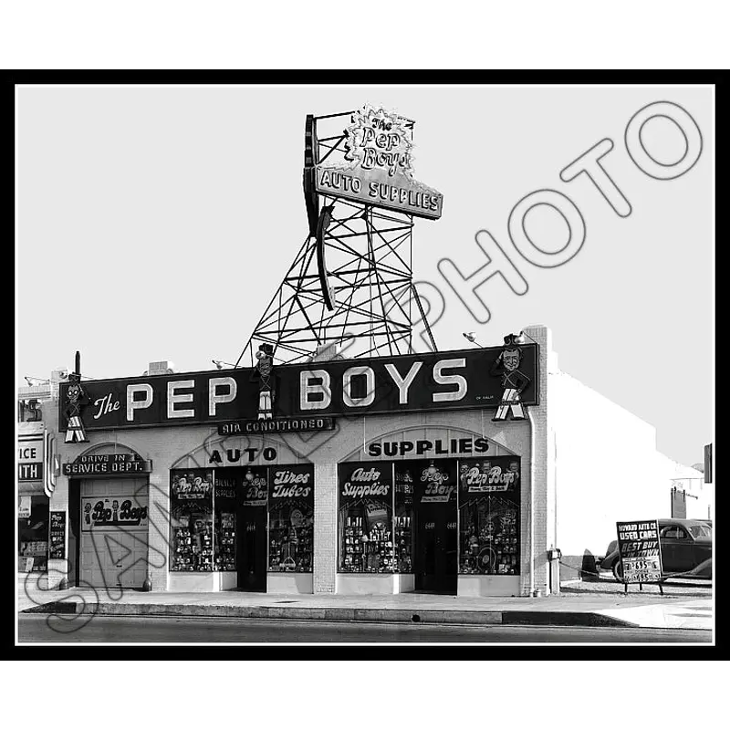1936 Pep Boys Store 8X10 Photo - 2363