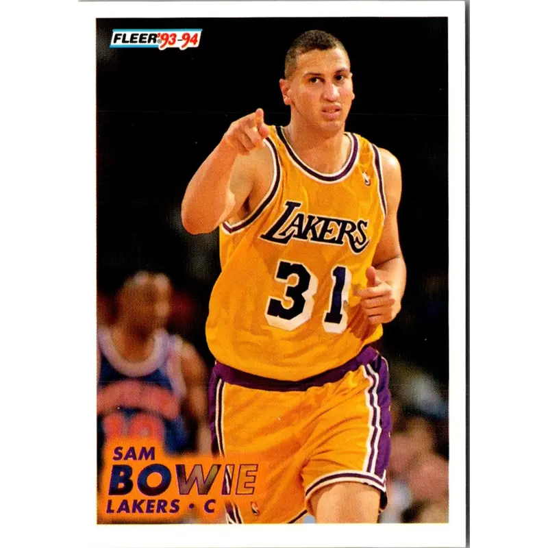 1993 Fleer Sam Bowie #311