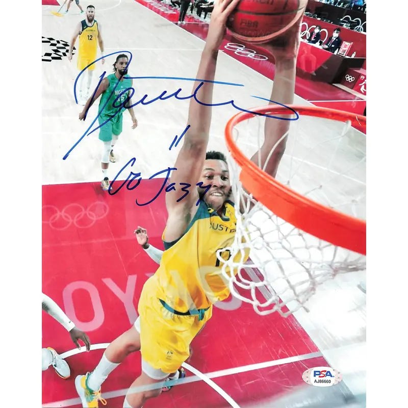 Dante Exum signed 8x10 photo PSA/DNA Utah Jazz Australia Autographed