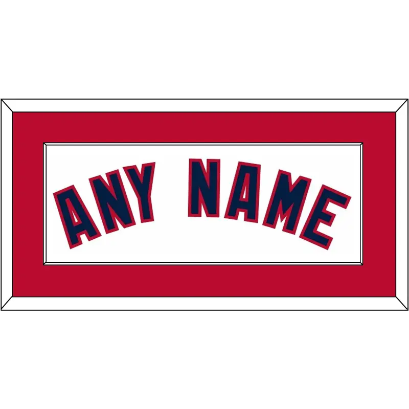 Washington Name - Alternate Home White - Single Mat 1